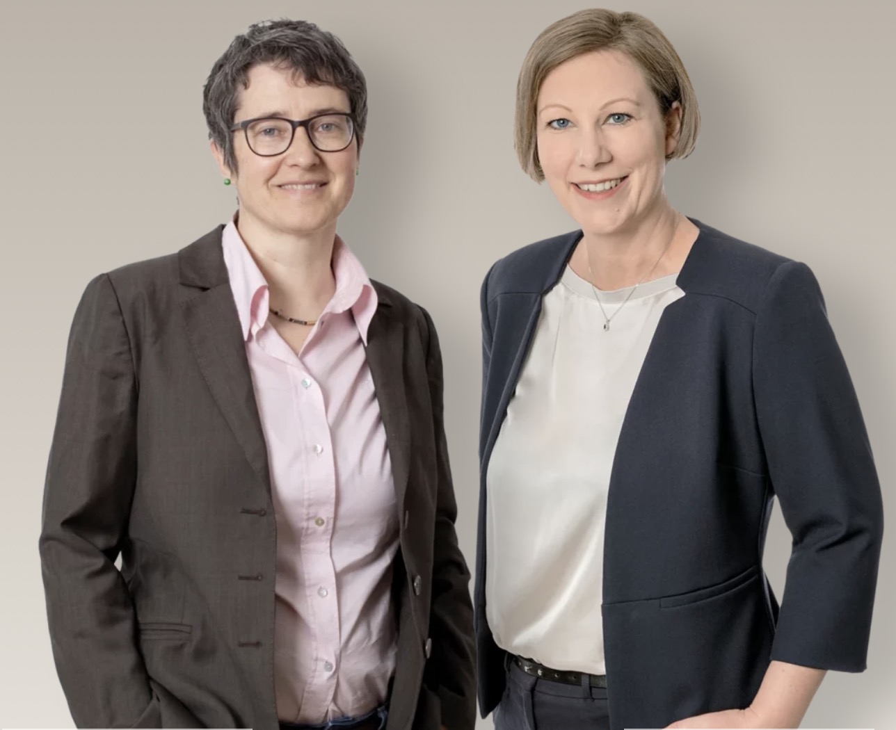 Dr. Alexandra Gild und Jenny Hoch, Geschäftsführerinnen der stg-Mitarbeiterberater GmbH